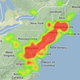 Illustration for article titled This map shows the incredible extent of Fridays meteor sightings